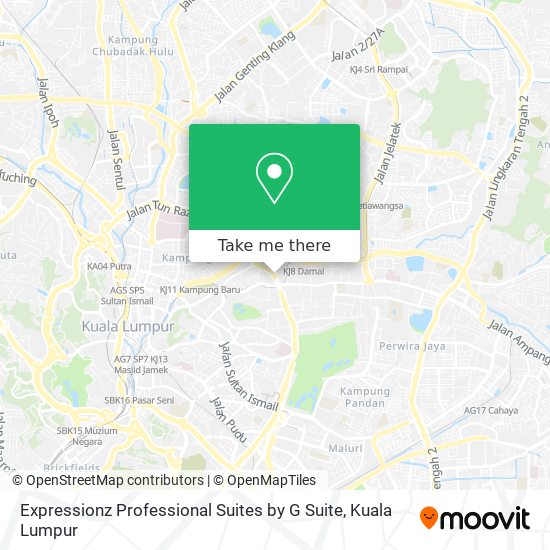 Expressionz Professional Suites by G Suite map