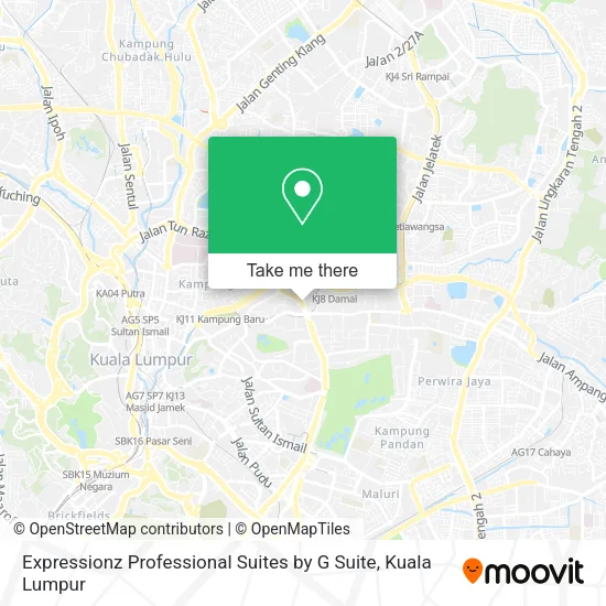 Expressionz Professional Suites by G Suite map
