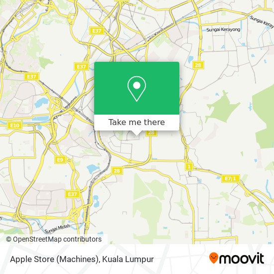 Apple Store (Machines) map