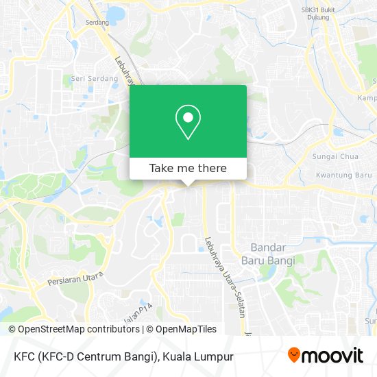 KFC (KFC-D Centrum Bangi) map