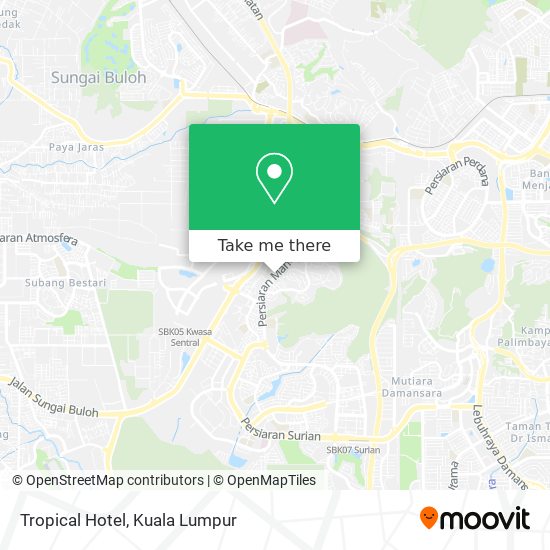 Tropical Hotel map