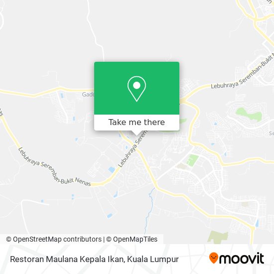 Restoran Maulana Kepala Ikan map