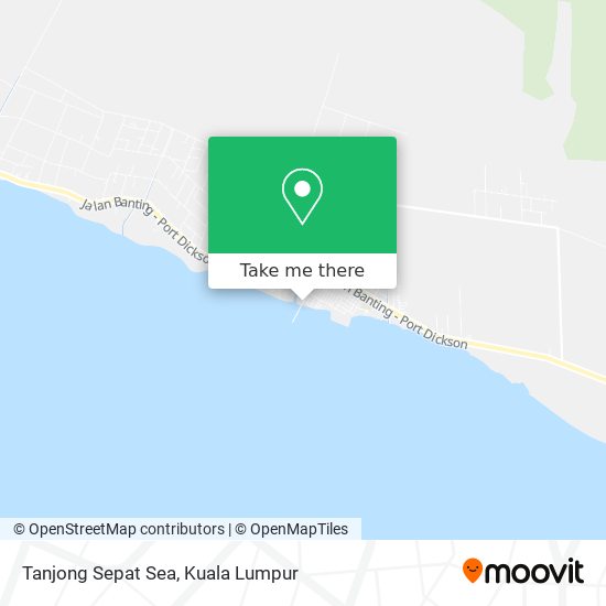 Tanjong Sepat Sea map