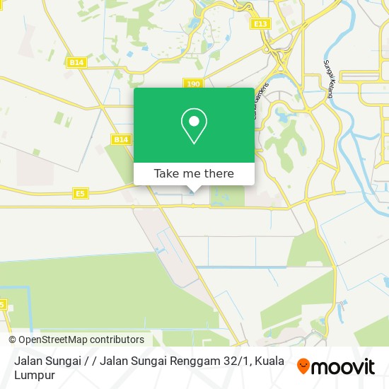 Peta Jalan Sungai / / Jalan Sungai Renggam 32 / 1