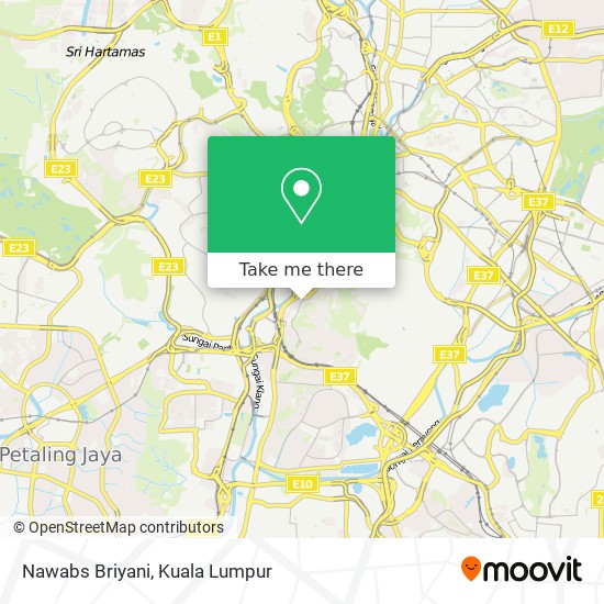 Nawabs Briyani map