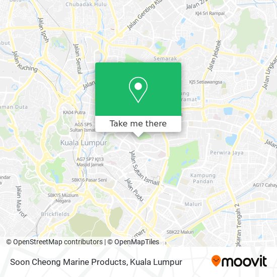 Cara Ke Soon Cheong Marine Products Di Kuala Lumpur Menggunakan Bis Mrt Lrt Atau Kereta