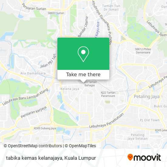 tabika kemas kelanajaya map