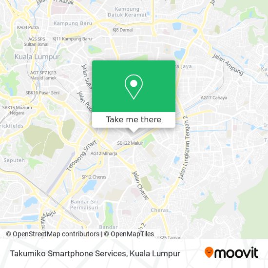 Takumiko Smartphone Services map