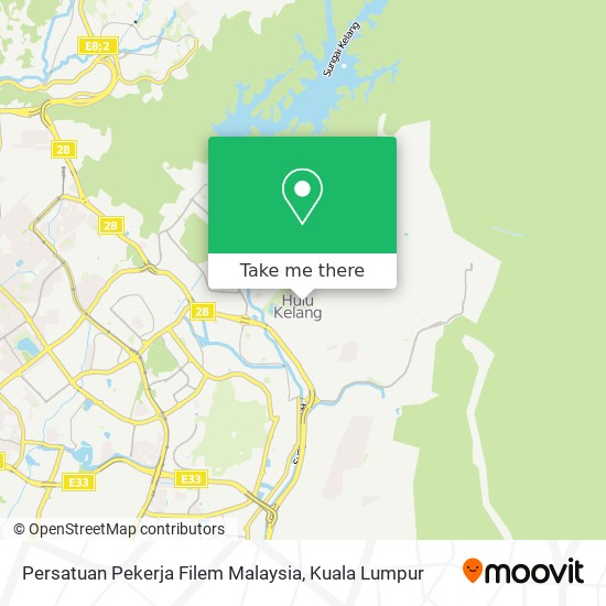 Persatuan Pekerja Filem Malaysia map