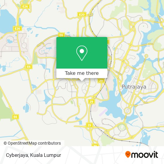 Cyberjaya map