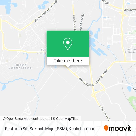 Peta Restoran Siti Sakinah Maju (SSM)