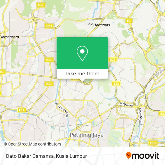 Dato Bakar Damansa map