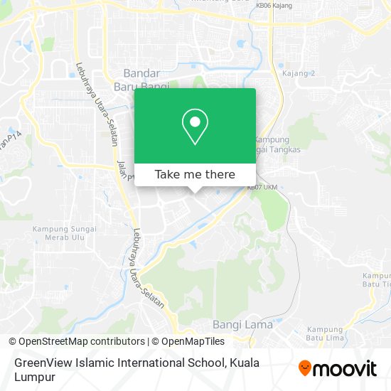 Peta GreenView Islamic International School
