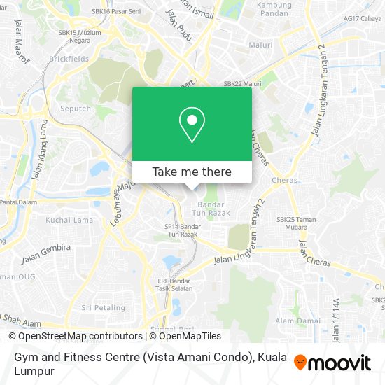 Gym and Fitness Centre (Vista Amani Condo) map