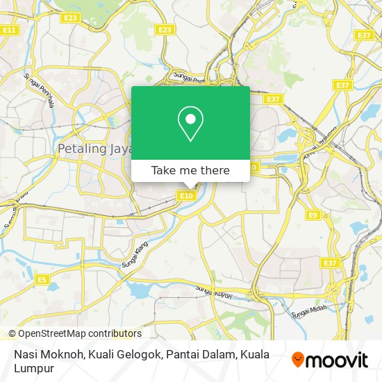 Nasi Moknoh, Kuali Gelogok, Pantai Dalam map