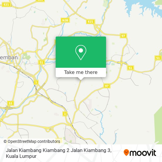 Jalan Kiambang Kiambang 2 Jalan Kiambang 3 map