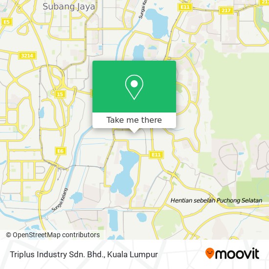 Triplus Industry Sdn. Bhd. map