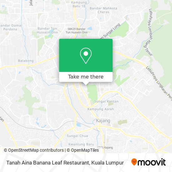 Tanah Aina Banana Leaf Restaurant map