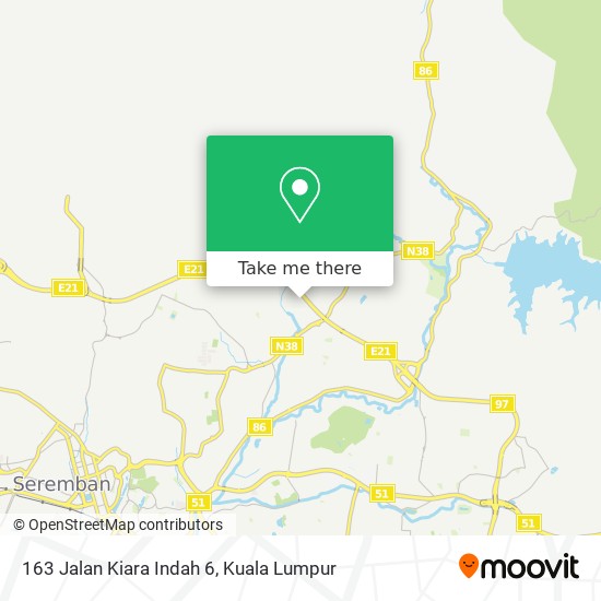 163 Jalan Kiara Indah 6 map