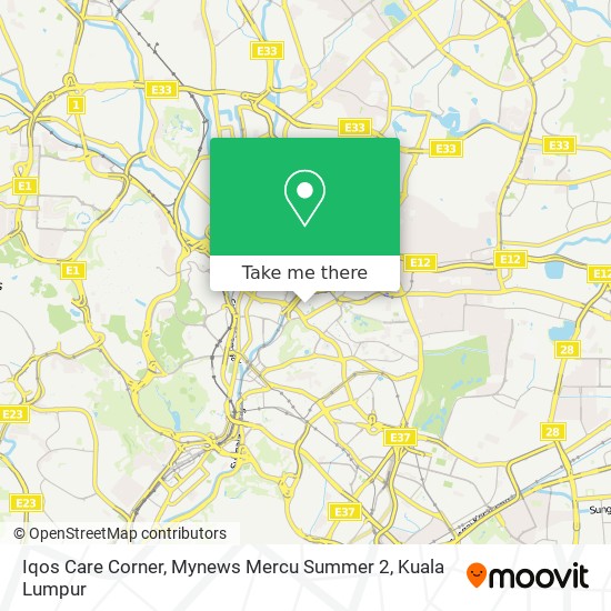 Iqos Care Corner, Mynews Mercu Summer 2 map