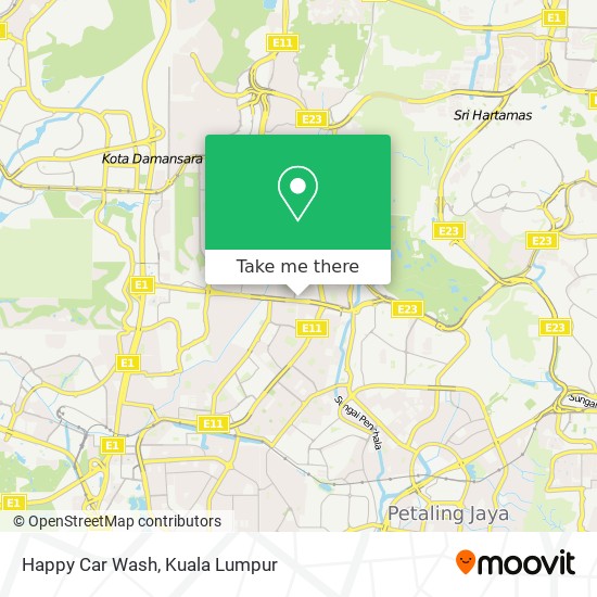 Happy Car Wash map