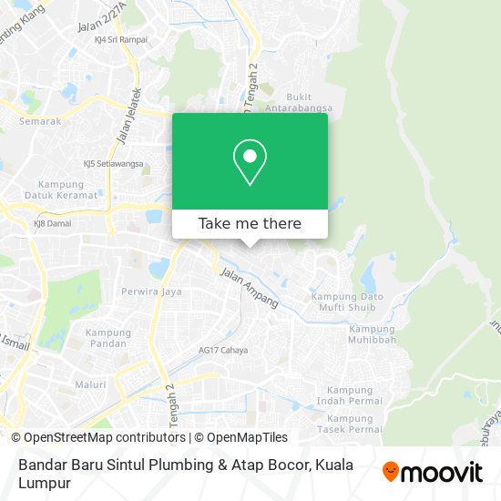Peta Bandar Baru Sintul Plumbing & Atap Bocor