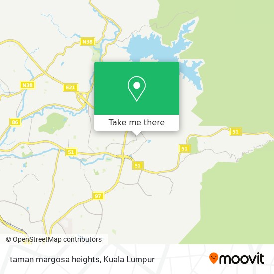 taman margosa heights map