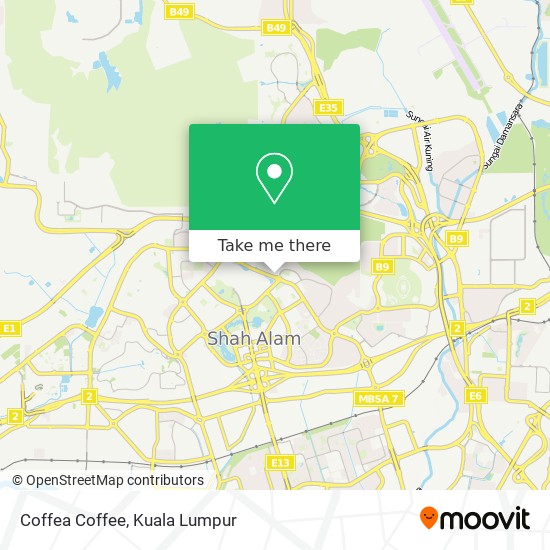 Coffea Coffee map