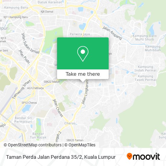 Taman Perda Jalan Perdana 35/2 map