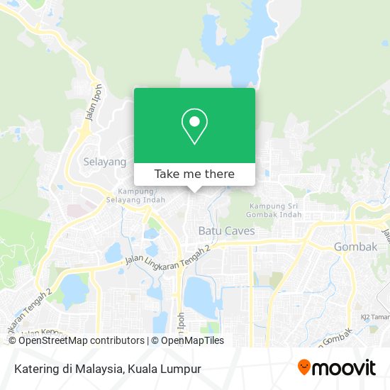 Katering di Malaysia map