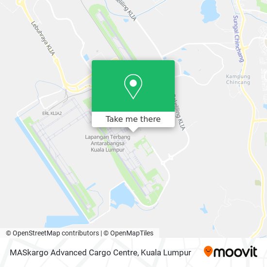 MASkargo Advanced Cargo Centre map
