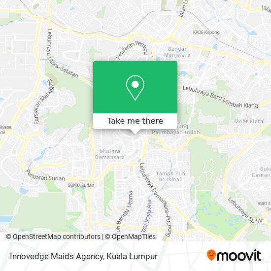Innovedge Maids Agency map