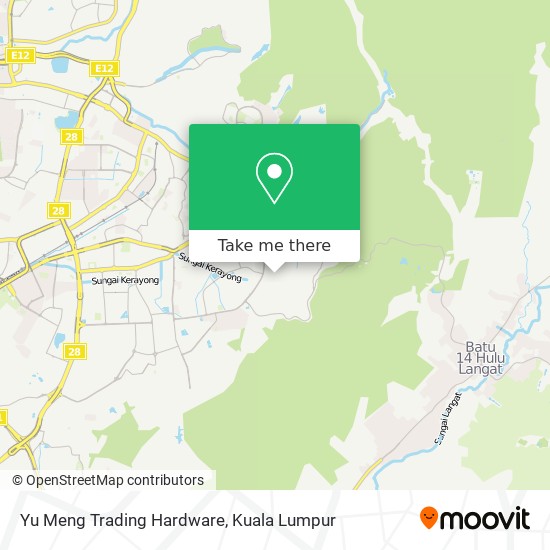 Yu Meng Trading Hardware map