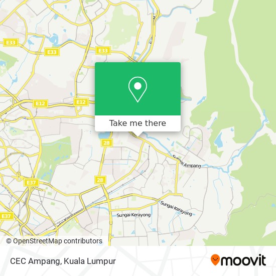 CEC Ampang map