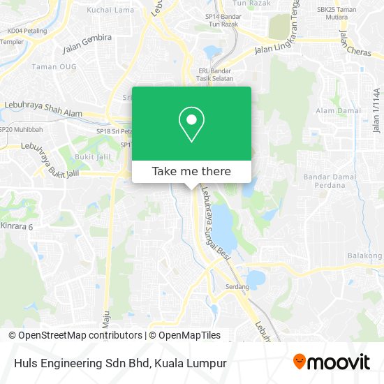Huls Engineering Sdn Bhd map