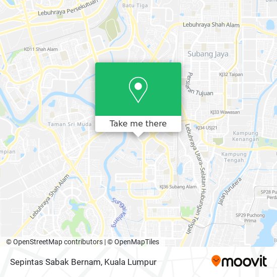Sepintas Sabak Bernam map