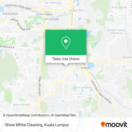 Shine White Cleaning map