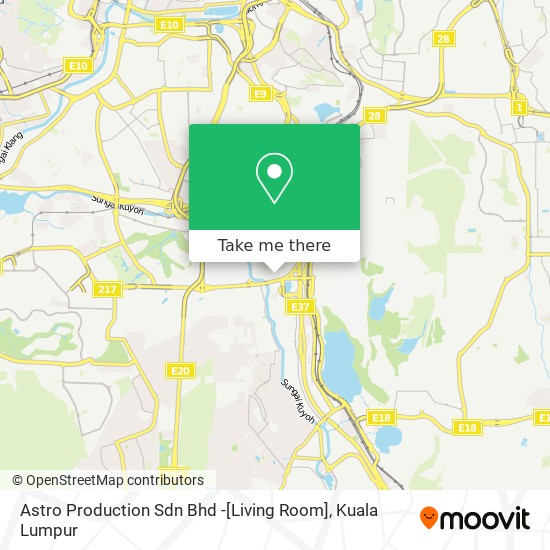 Astro Production Sdn Bhd -[Living Room] map