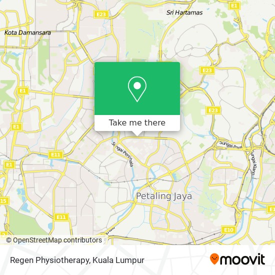 Regen Physiotherapy map