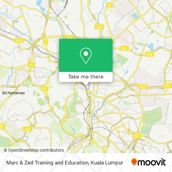 Marc & Zed Training and Education map