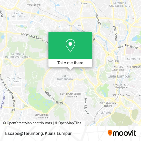 Escape@Teruntong map