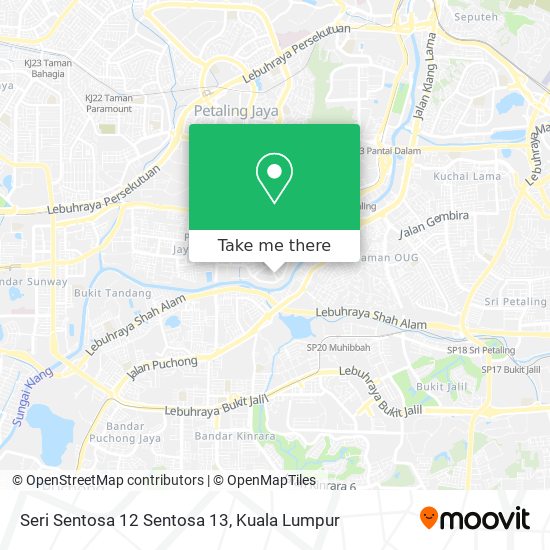 Peta Seri Sentosa 12 Sentosa 13