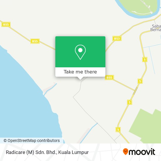 Radicare (M) Sdn. Bhd. map