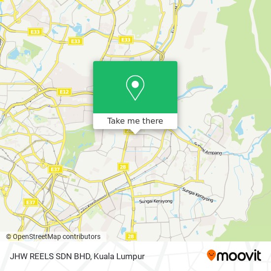 JHW REELS SDN BHD map