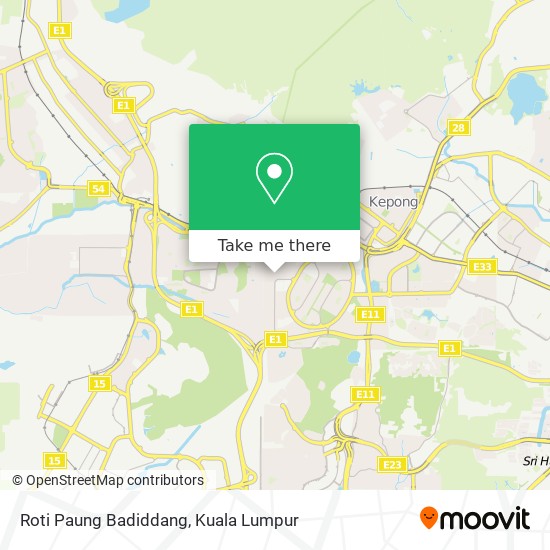 Roti Paung Badiddang map