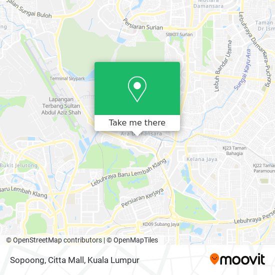 Sopoong, Citta Mall map