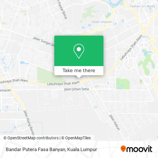 Bandar Putera Fasa Banyan map