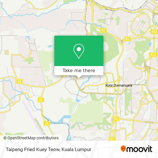 Peta Taipeng Fried Kuey Teow