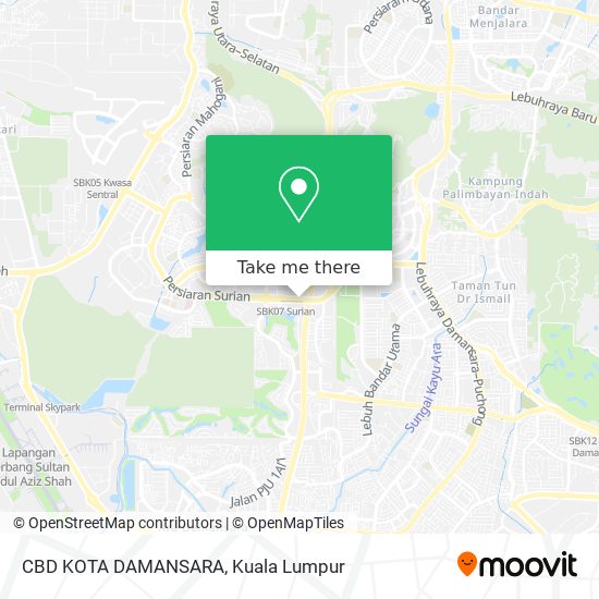 CBD KOTA DAMANSARA map