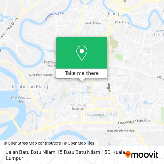 Peta Jalan Batu Batu Nilam 15 Batu Batu Nilam 15D